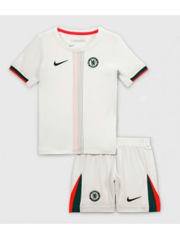 Chelsea Dječji Gostujuci Dres kompleti 2025-26 Kratak Rukavima (+ kratke hlače)